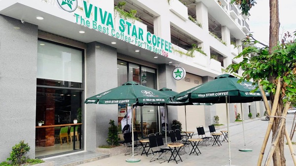 Viva Star Coffee là một trong các thương hiệu cafe nhượng quyền được đầu tư nhiều